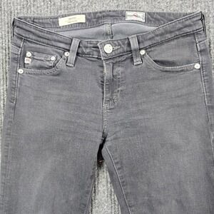 AG Adriano Goldschmied Jeans Womens 25 Gray The Stilt Cigarette Straight Stretch